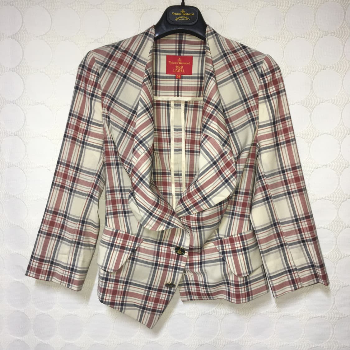 vivienne westwood체크 자켓 상품이미지2