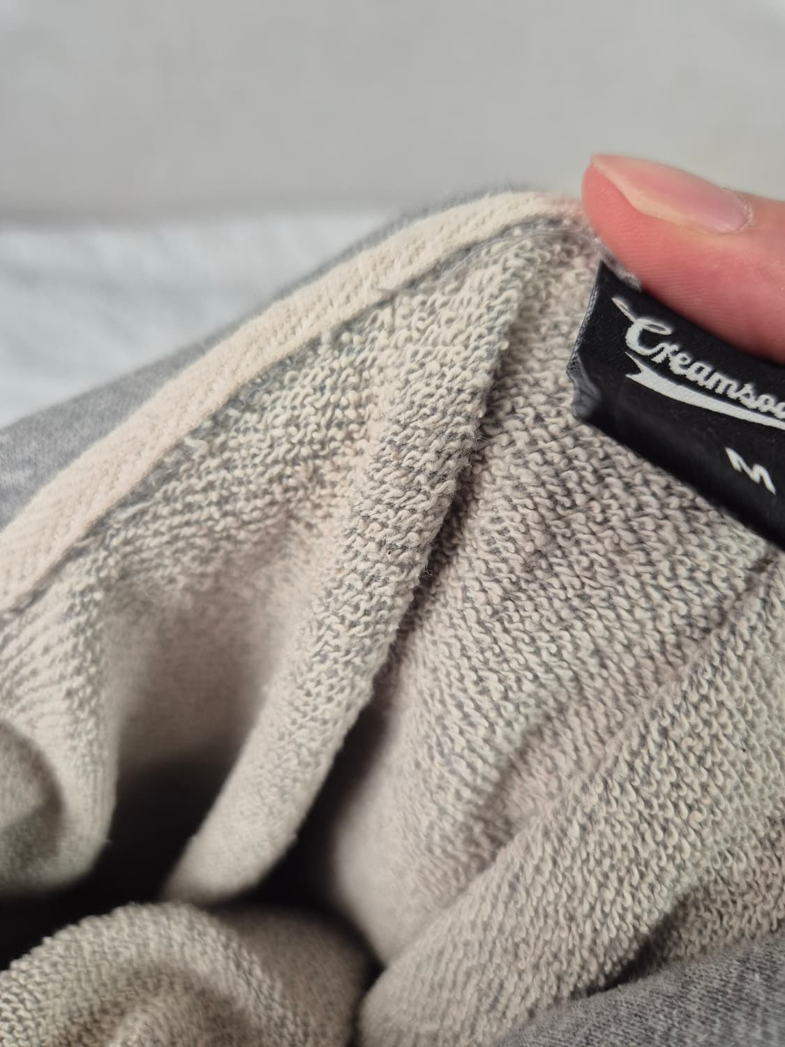 회색 후드티 상품이미지4