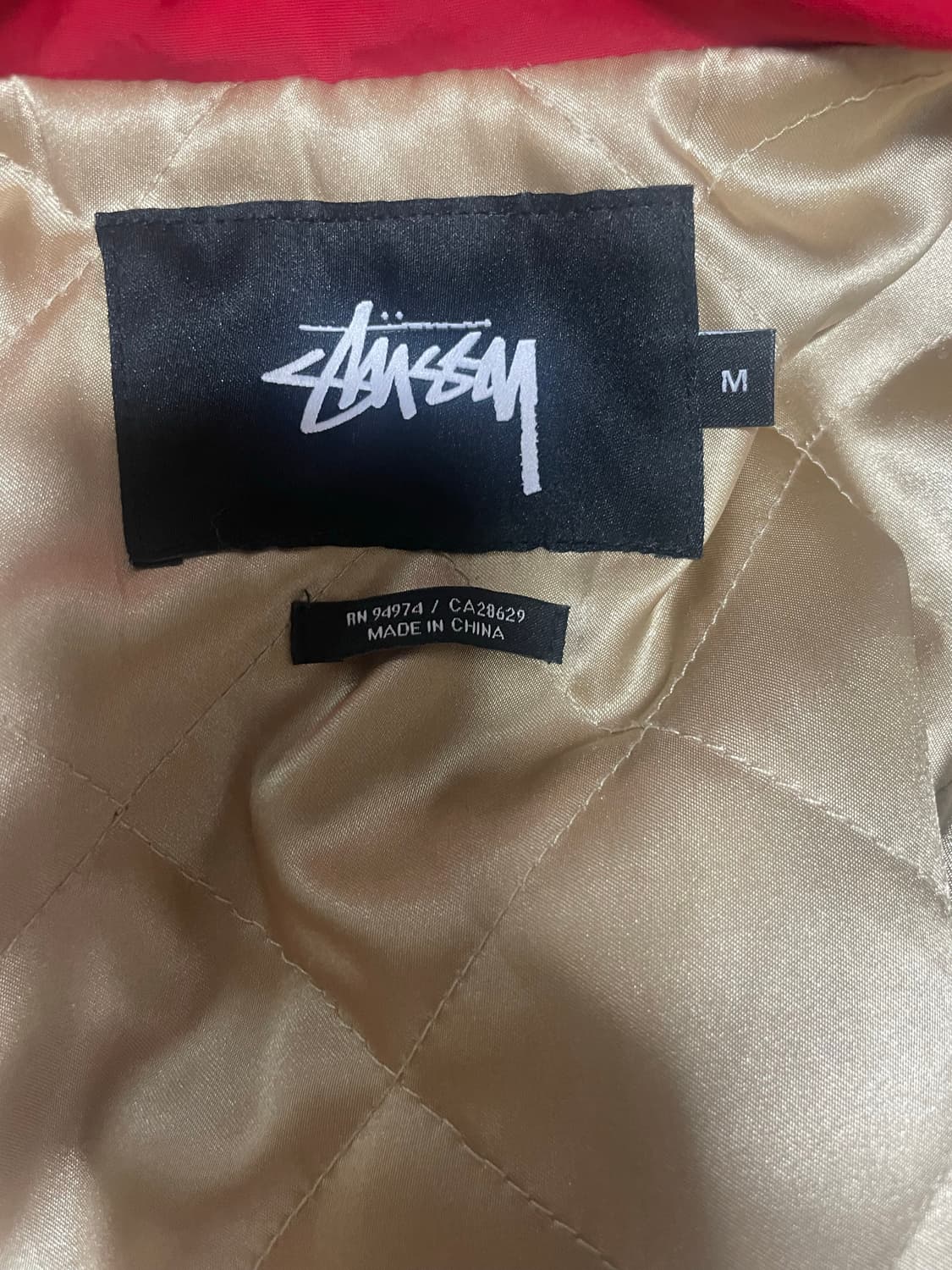 스투시 레드 코치자켓  상품이미지8