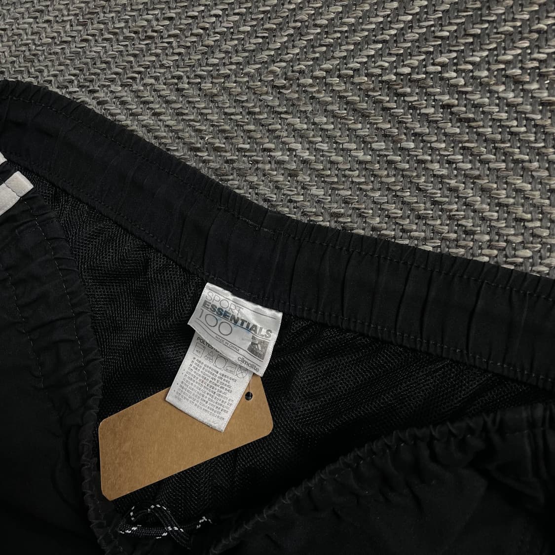 아디다스 에센셜 우븐 트레이닝 쇼츠 블랙o 4698 상품이미지5