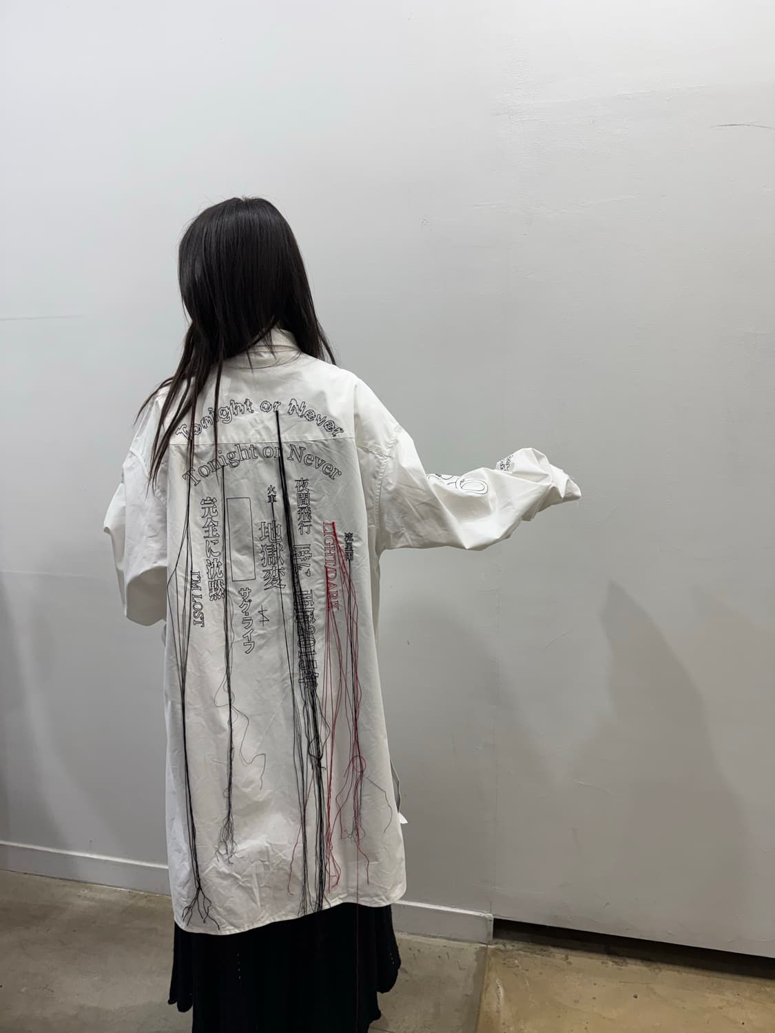 혜인서 15F/W Tonight or never 오버핏 롱 셔츠 상품이미지8