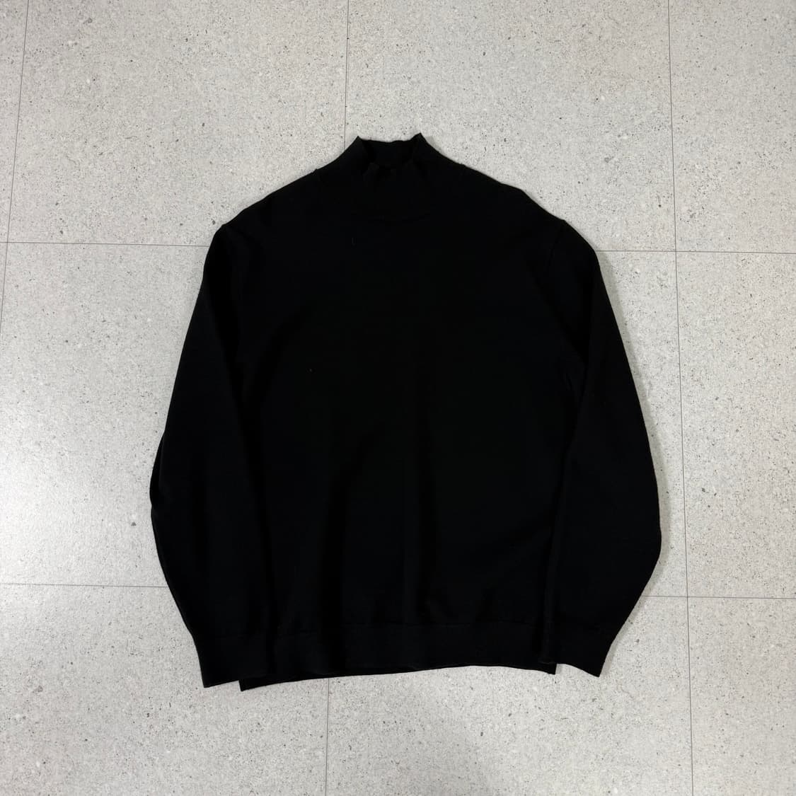 보세 모크넥 니트 스웨터 블랙 m 상품이미지1