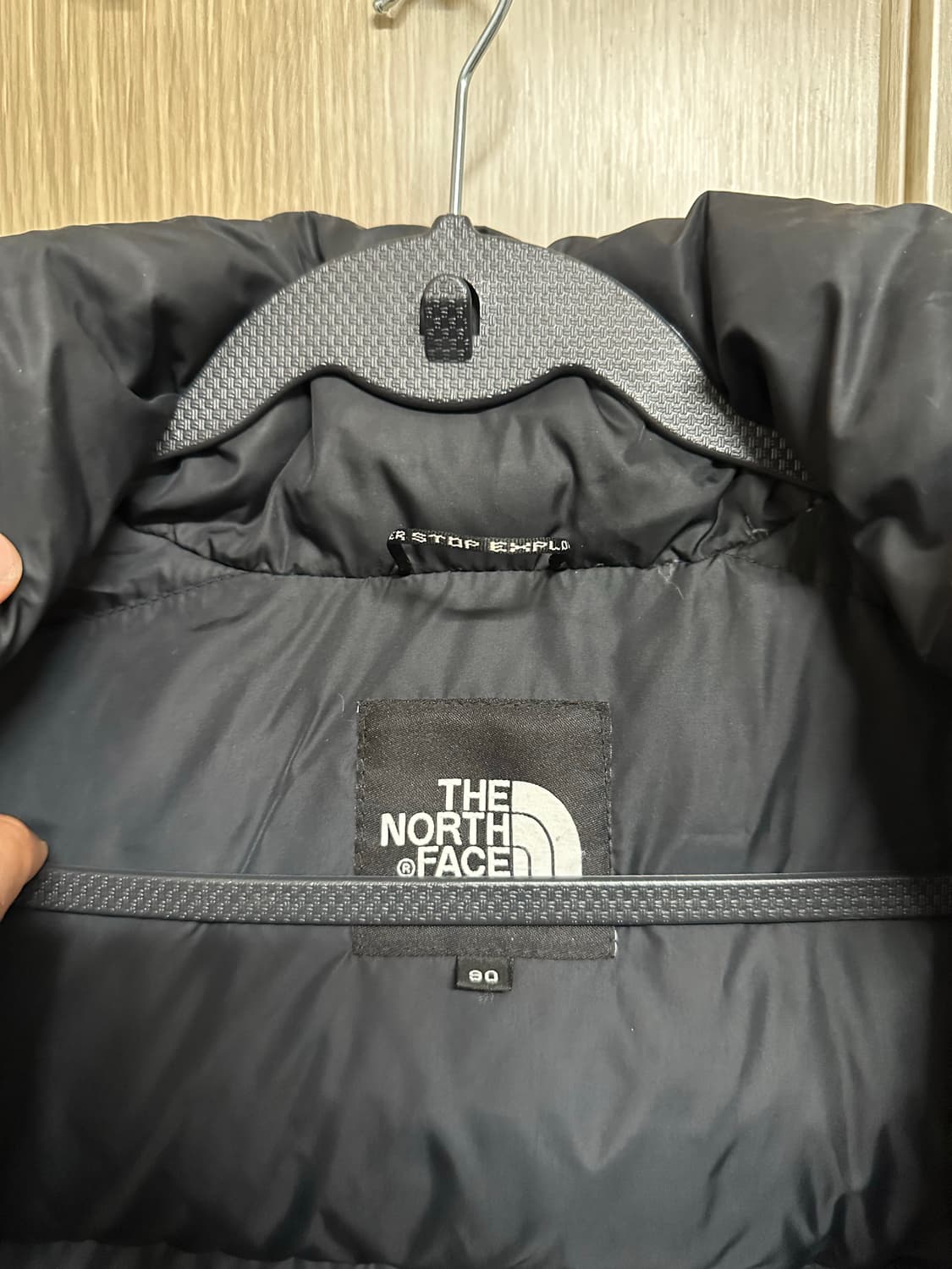 노스페이스 눕시 700 패딩 블랙 90 상품이미지6