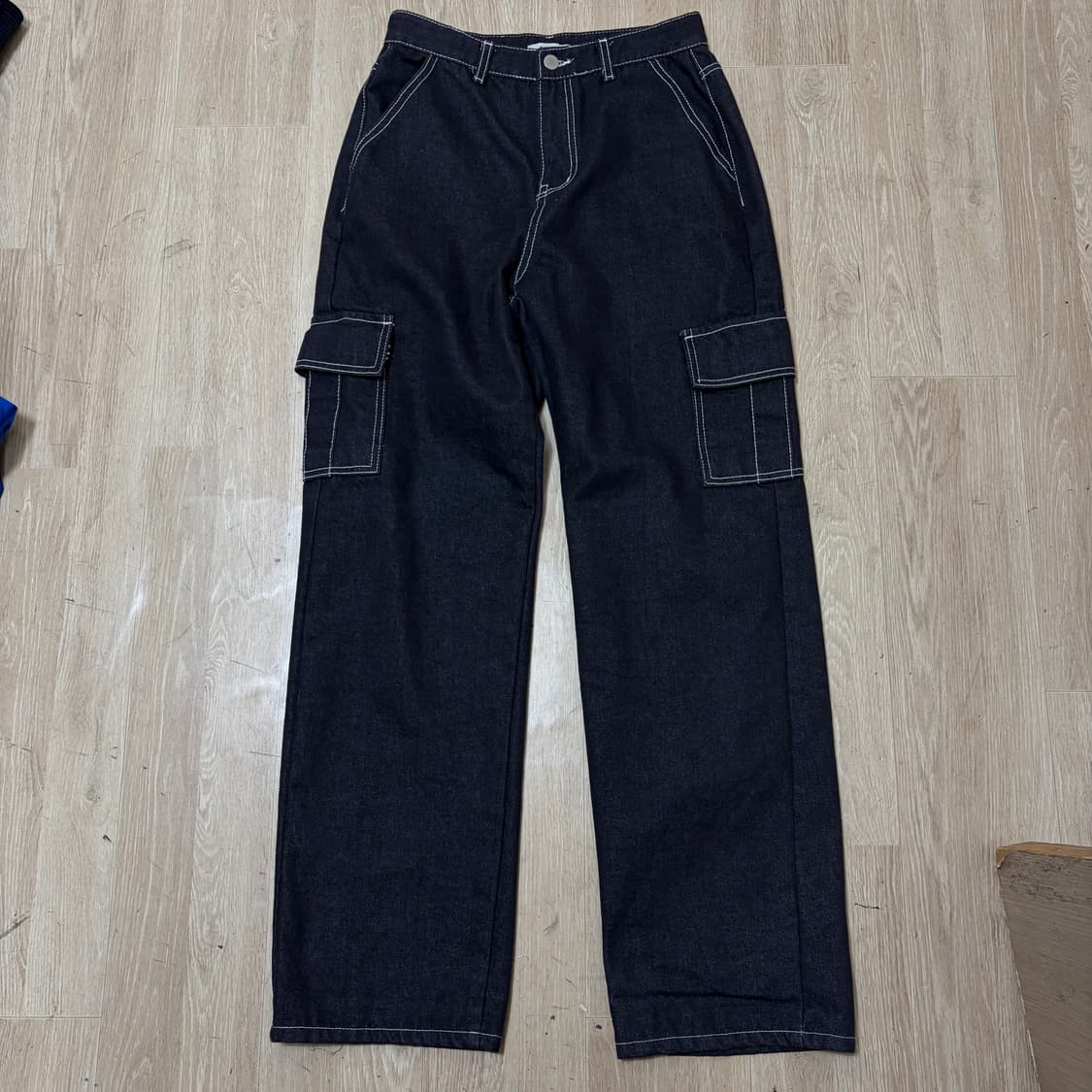 니들제이 스티치 카고 데님 청바지 M/95 상품이미지1