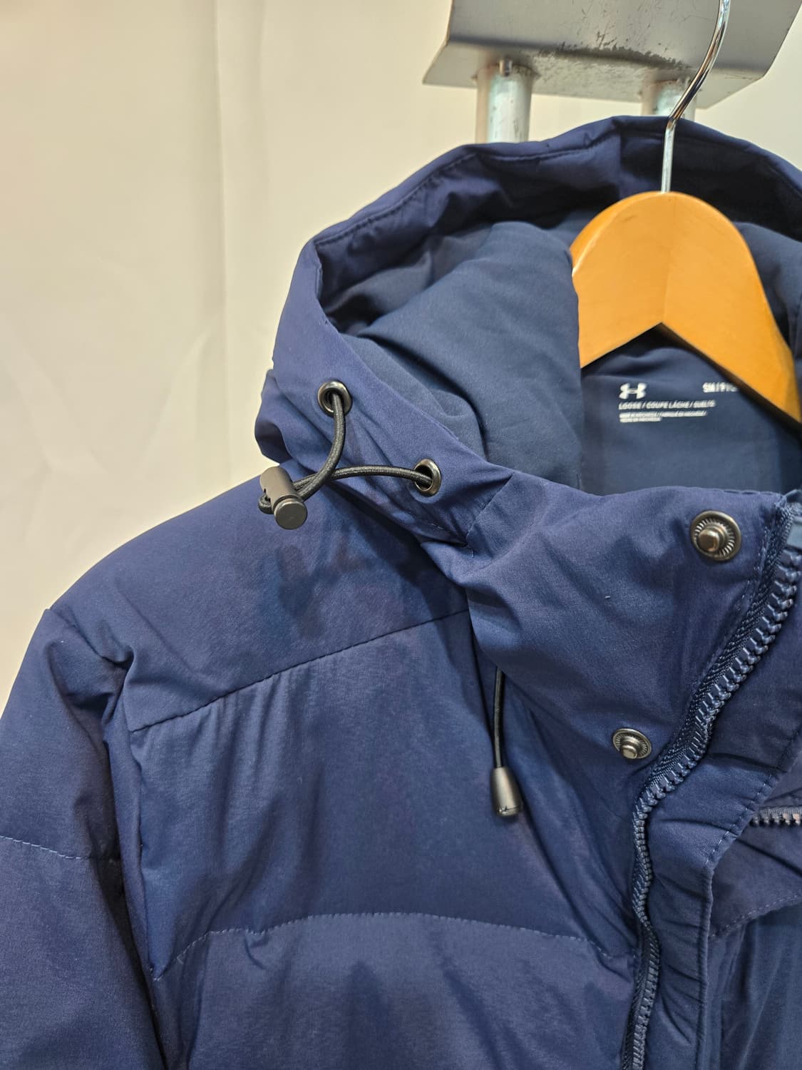 언더아머 다운 벤치 롱패딩 공용 s-m 상품이미지5