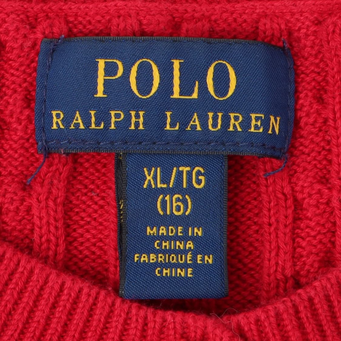 폴로 랄프로렌 레드 케이블 니트 가디건 상품이미지8