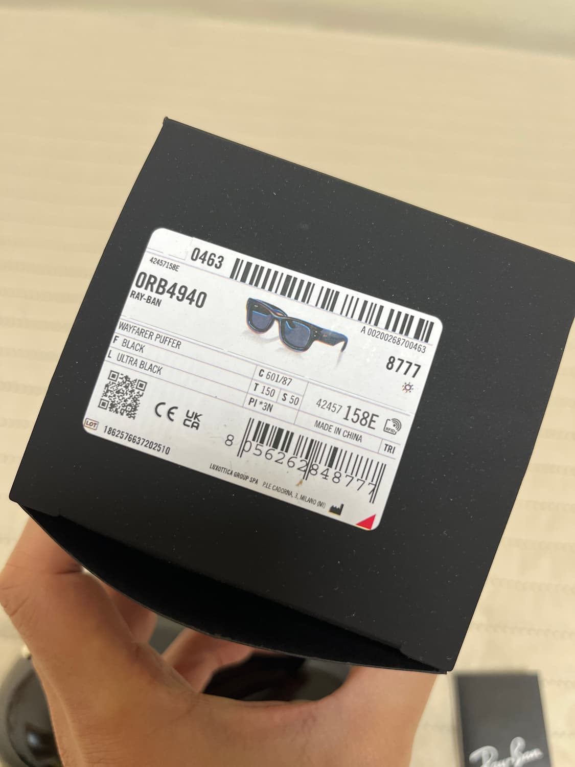 [50] 레이밴x에이셉라키 웨이페어러 푸퍼 제니 선글라스 새상품 상품이미지4