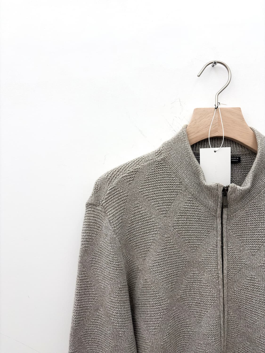 ARGYLE KNIT ZIP UP 상품이미지2