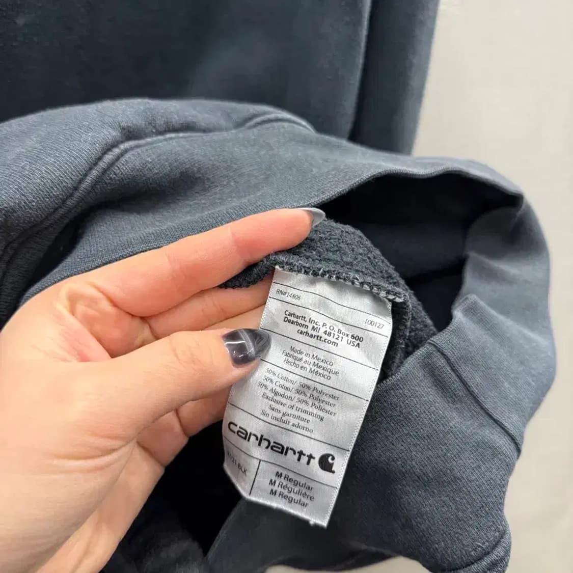 칼하트 Original Fit 기모 후드티 M 상품이미지4
