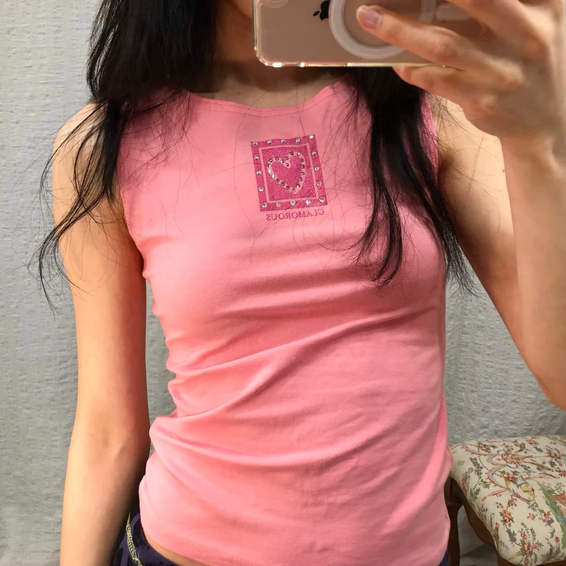 Warm pink top 상품이미지3