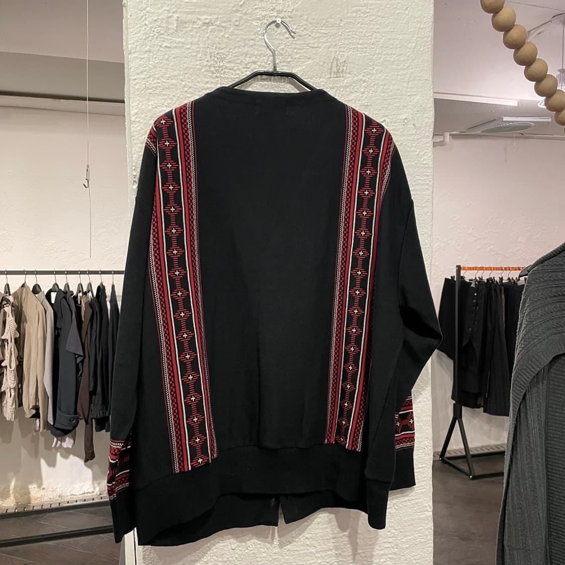 요지야마모토 패턴 디테일 가디건 상품이미지3