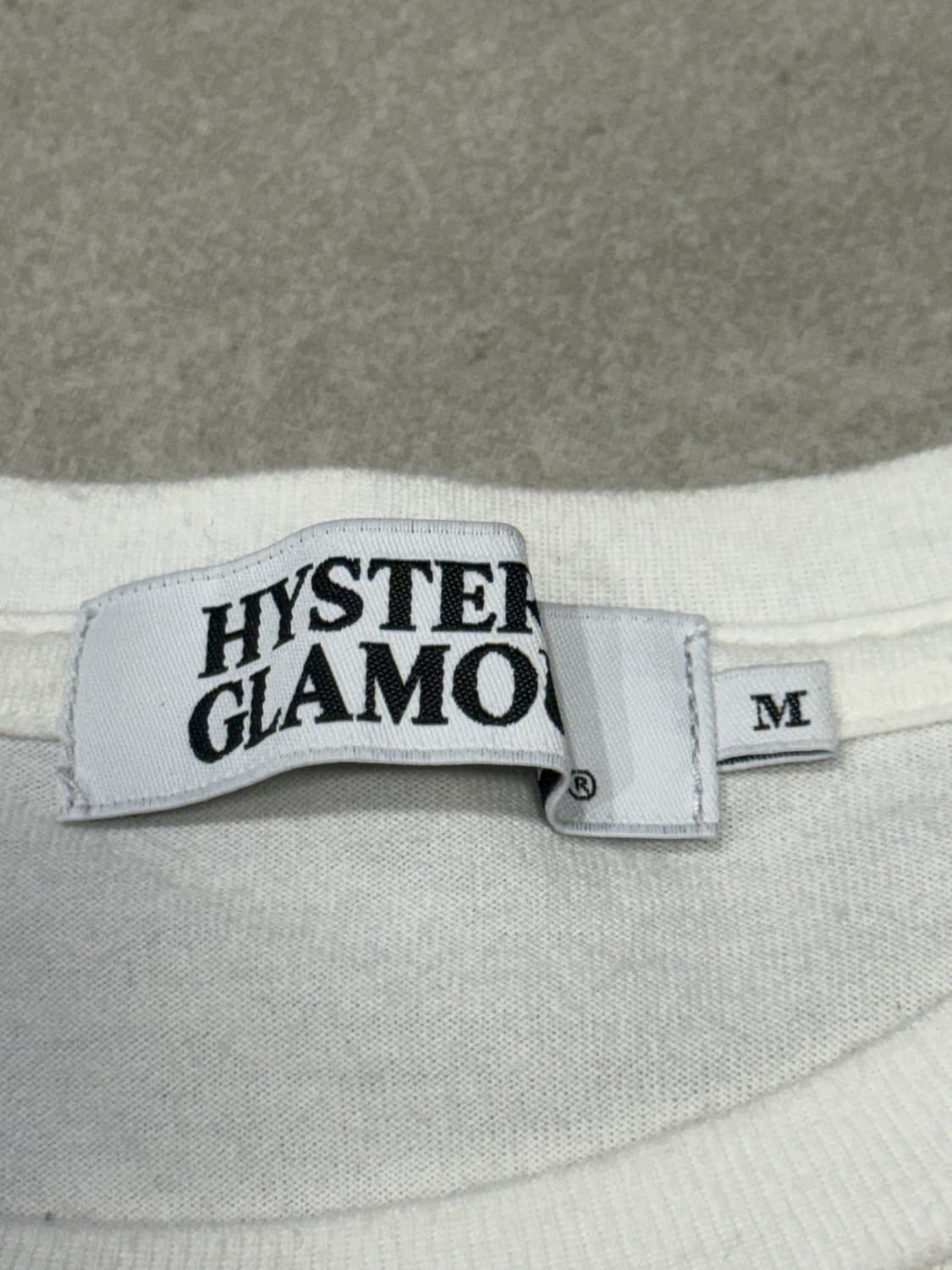 히스테릭 글래머 넌 나를 그리워할거야 히스걸 반팔 티셔츠 상품이미지2