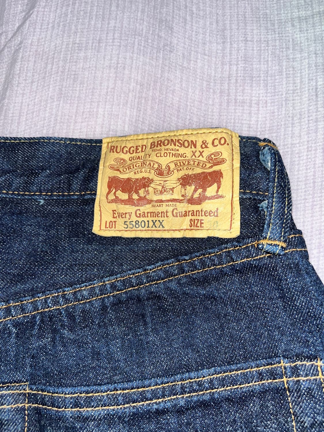 브론슨 55801XX 데님 팬츠 상품이미지6