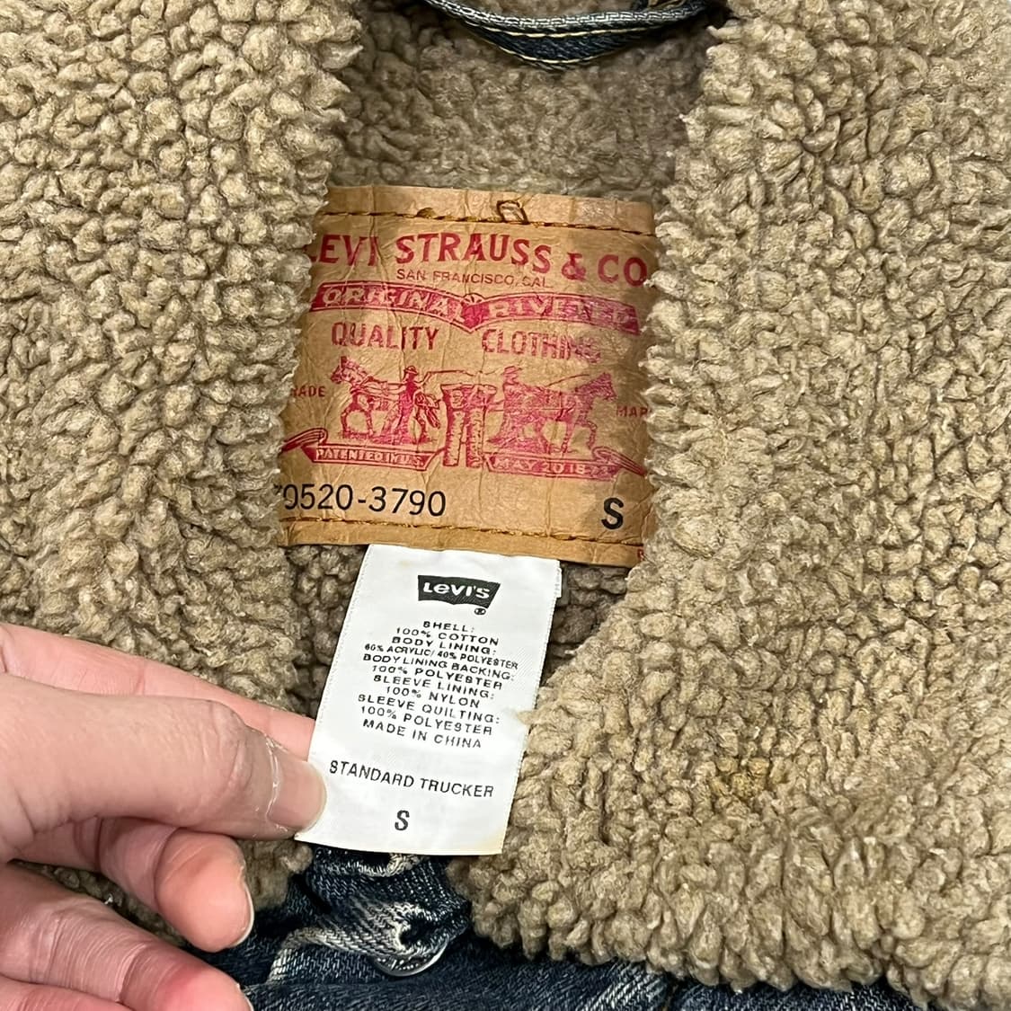 리바이스 셰르파 데님자켓 s08418 상품이미지8