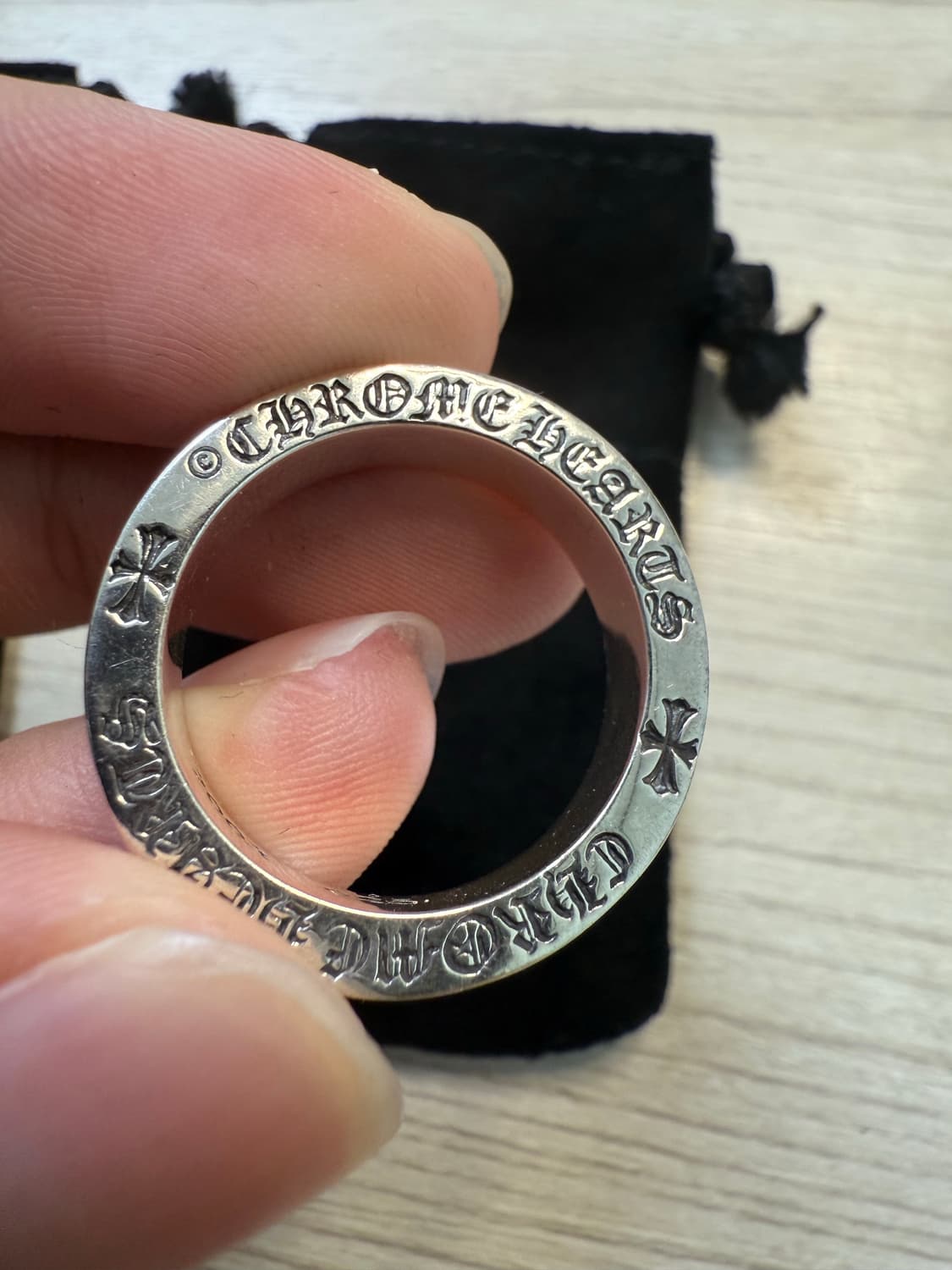 크롬하츠 3mm 퍽유링, 포에버링 us9 신본 상품이미지3