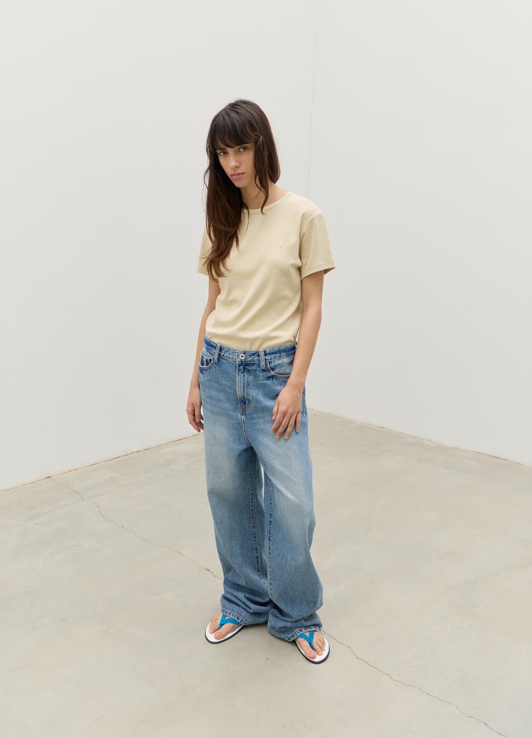 르바 (levar) Contour Straight Denim 해 상품이미지5