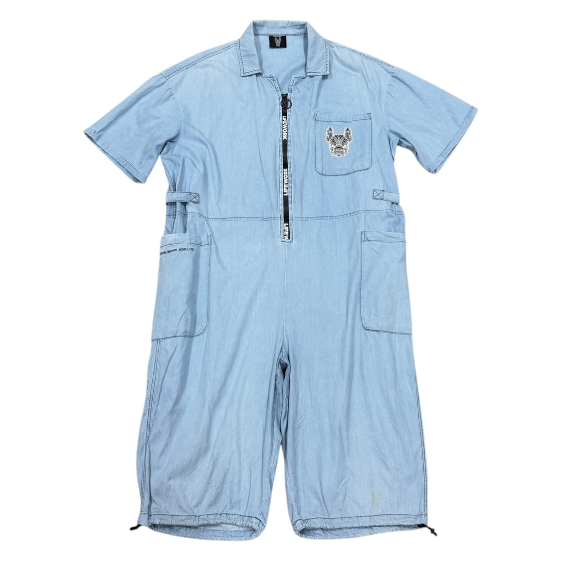 라이프워크 점프수트 팬츠 블루 상품이미지1