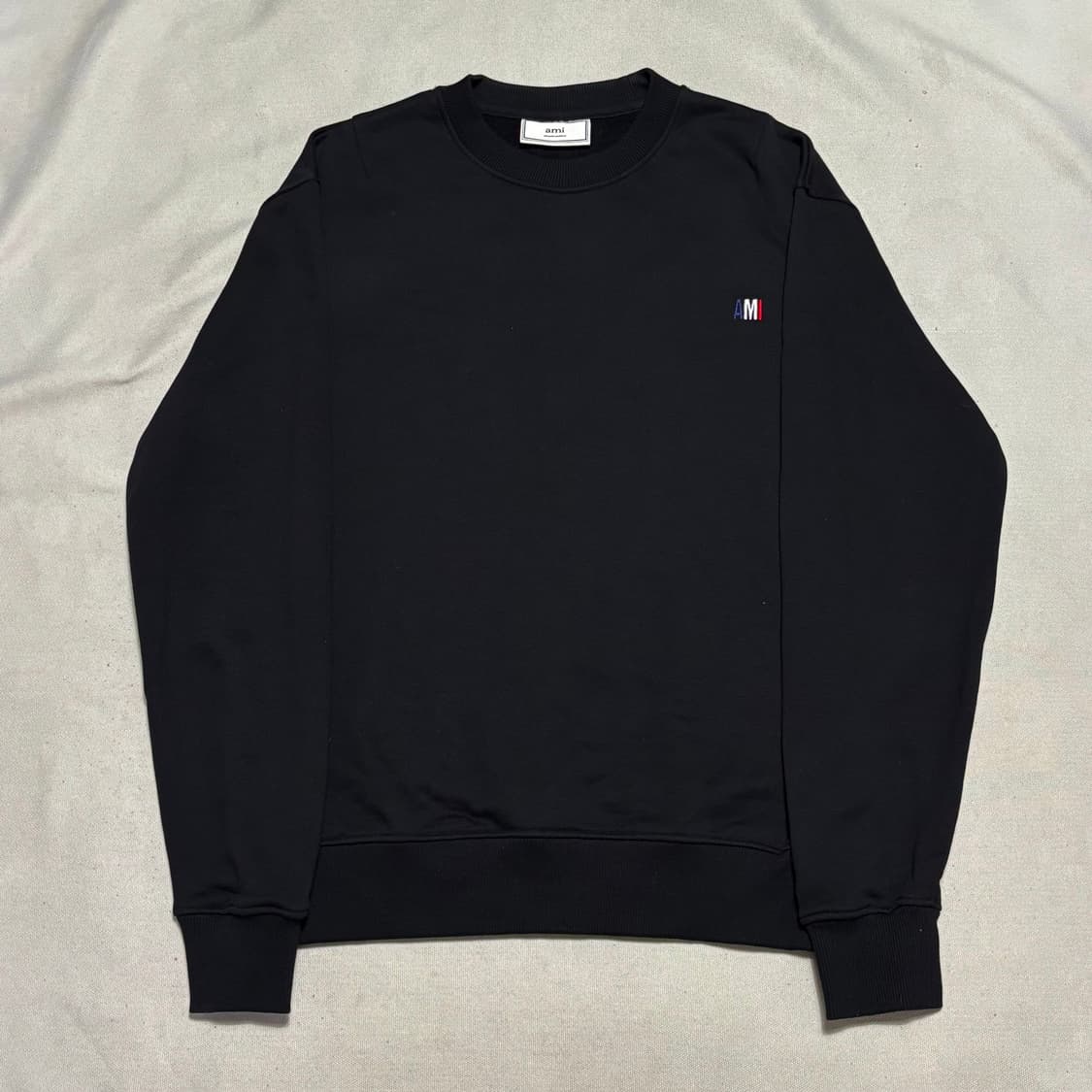 XL 아미 19FW 컬러 로고 블랙 맨투맨 상품이미지2