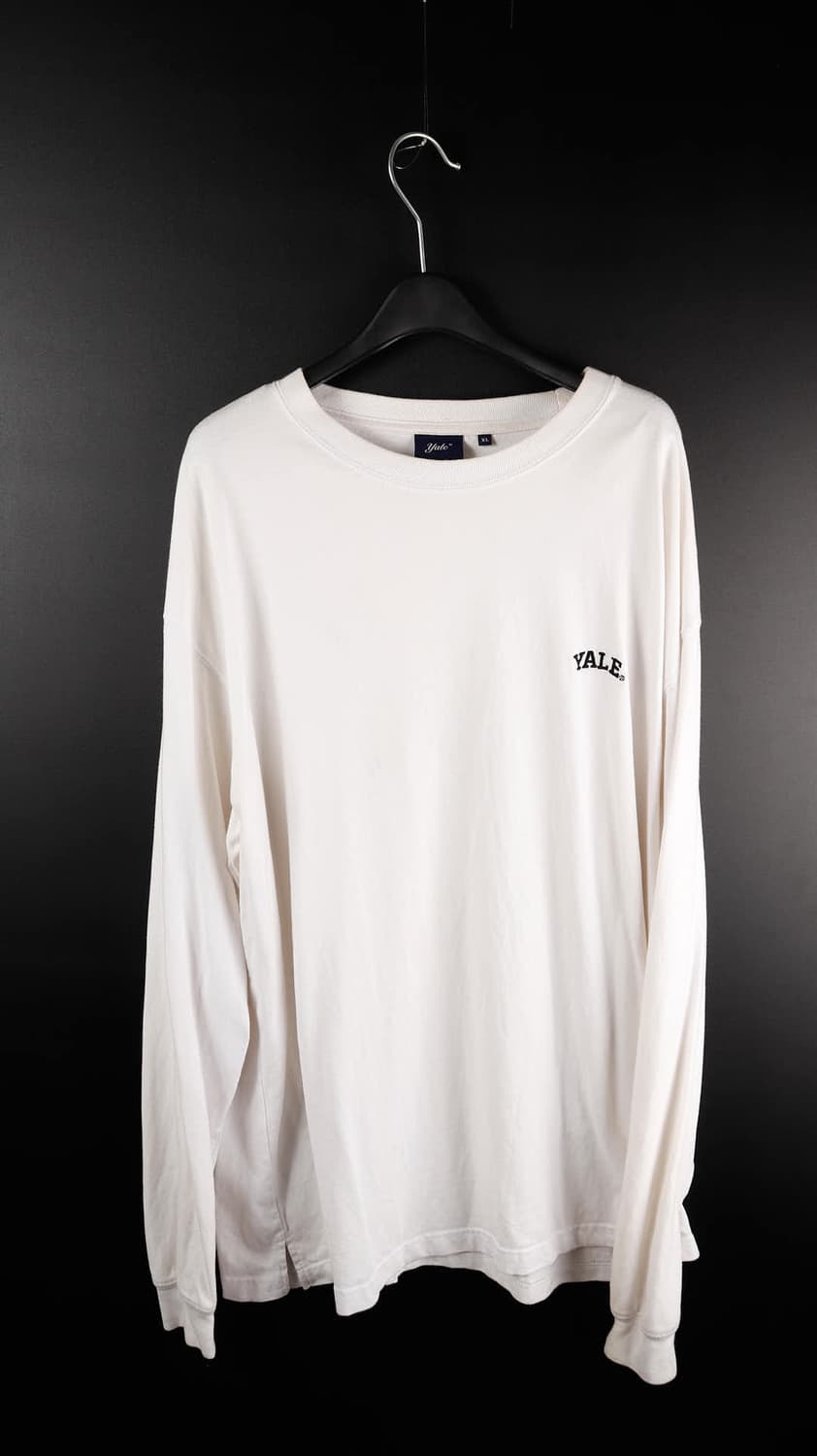 예일 흰색 롱슬리브 상품이미지1