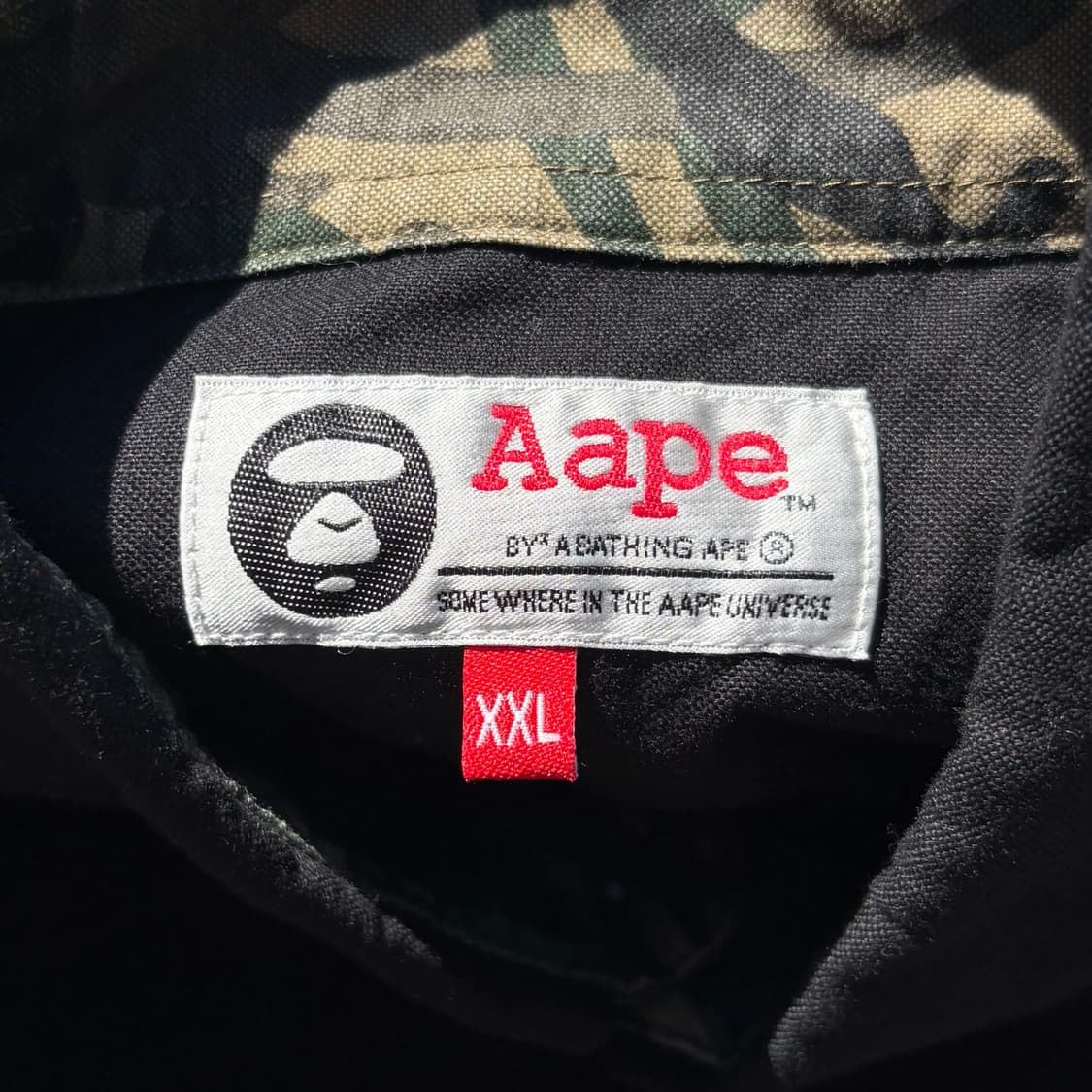 Aape 에이프 후면 빅로고 카모패턴 셔츠 상품이미지8