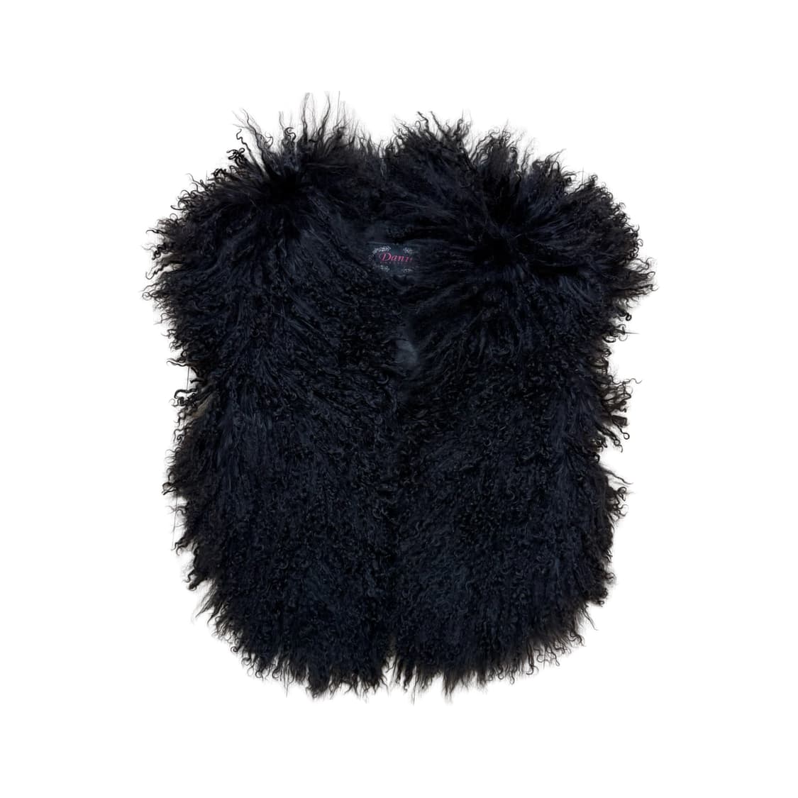 Japanese Vintage 락 시크 펑크 양털 조끼 상품이미지1