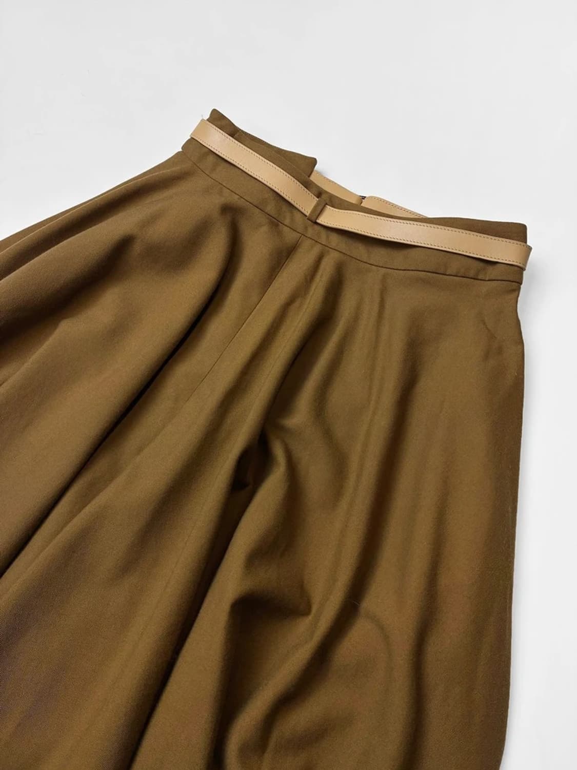 에르메스 명품 100% 울 언발 플리츠 스커트 PN5725    상품이미지7