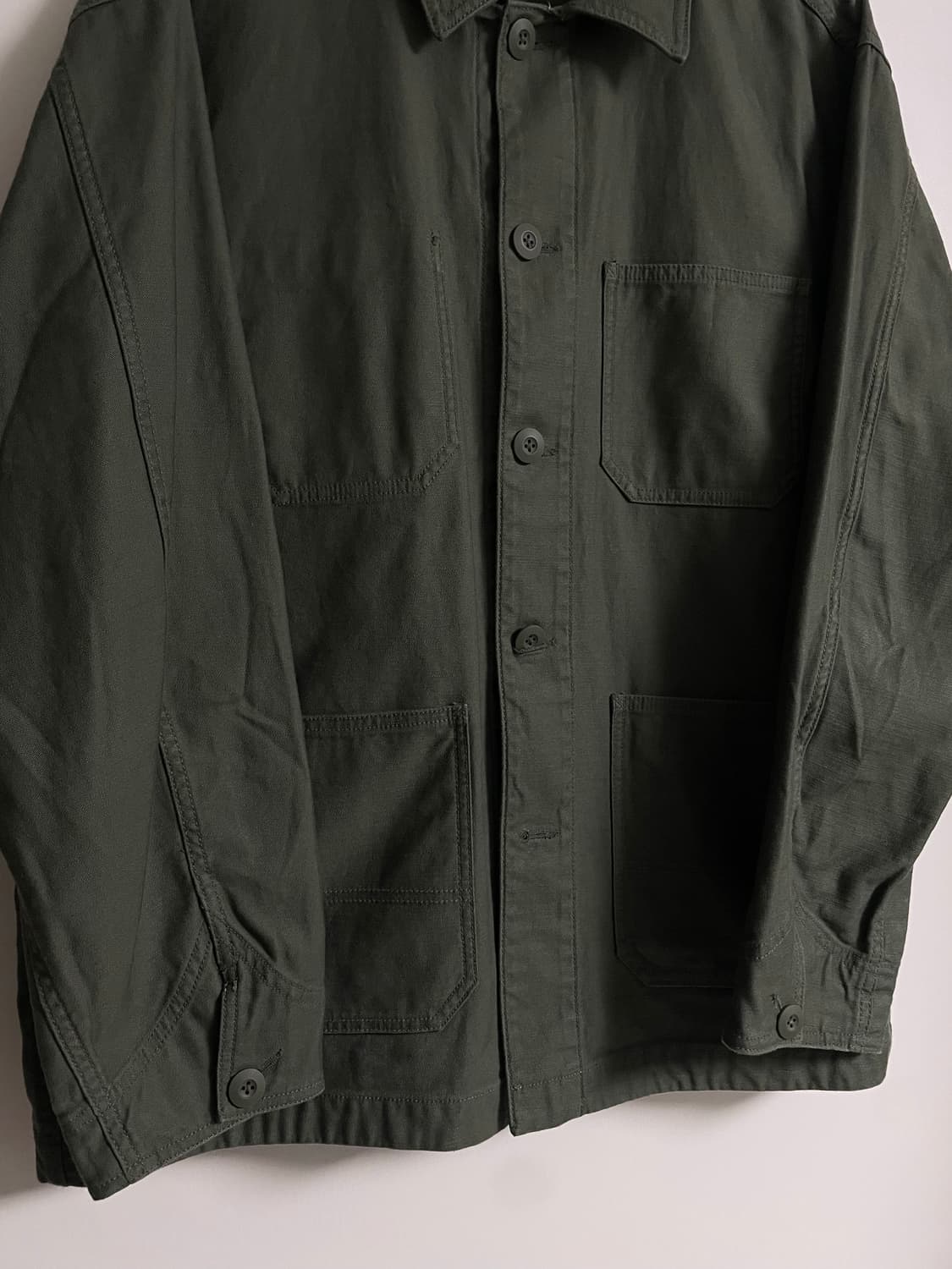 무탠다드 백 사틴 초어 자켓(카키) 상품이미지5