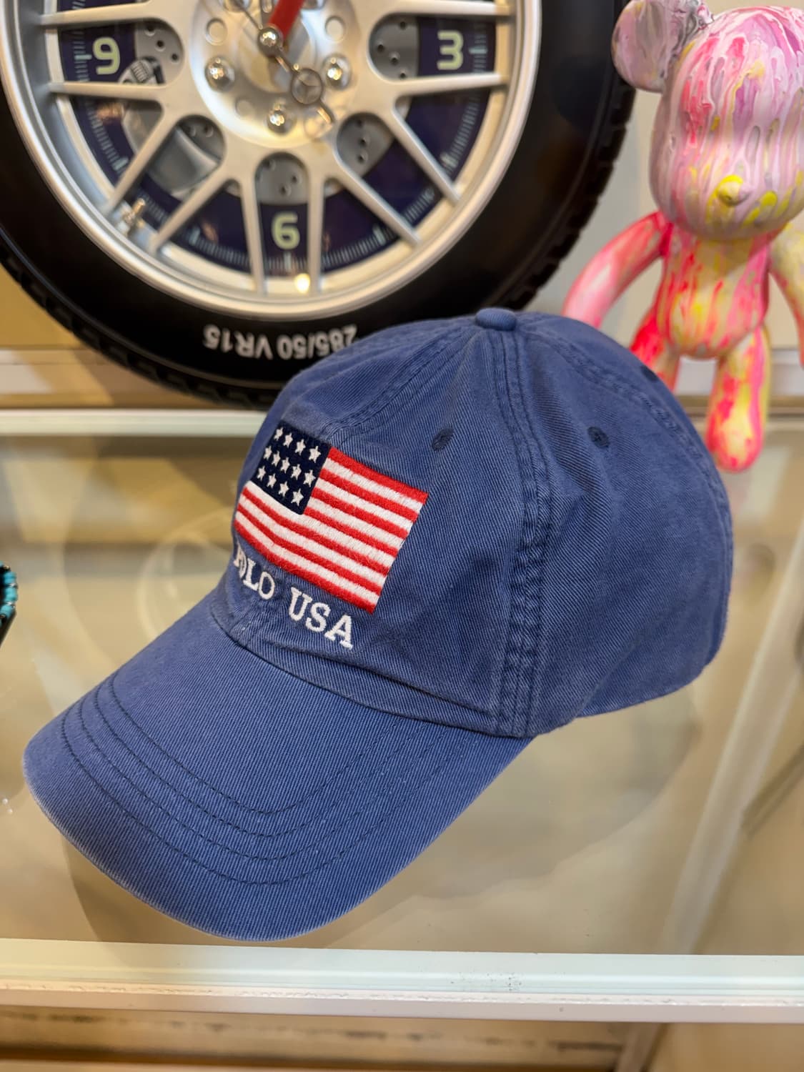 폴로 랄프로렌 USA 플래그 스포츠 치노 6패널 볼캡 네이비 상품이미지2