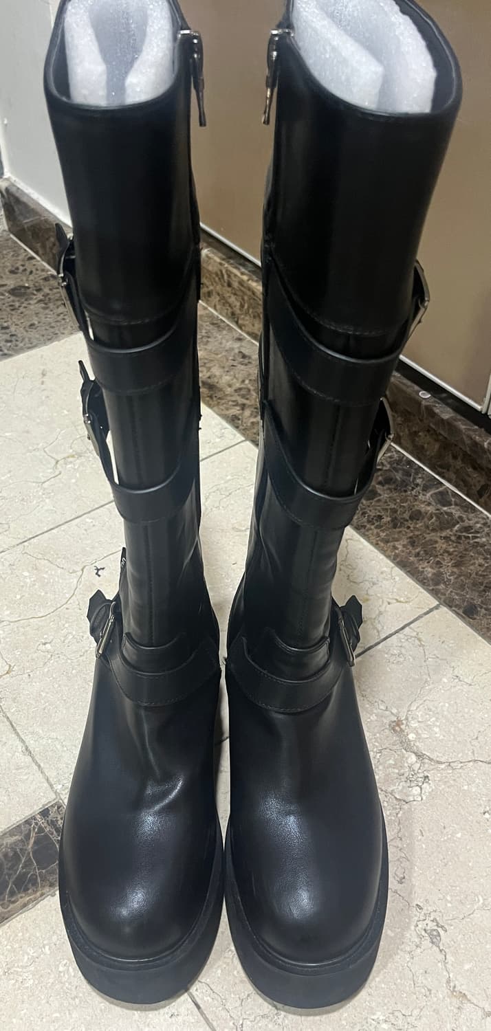 애즈온 마야 롱 부츠 블랙 상품이미지4