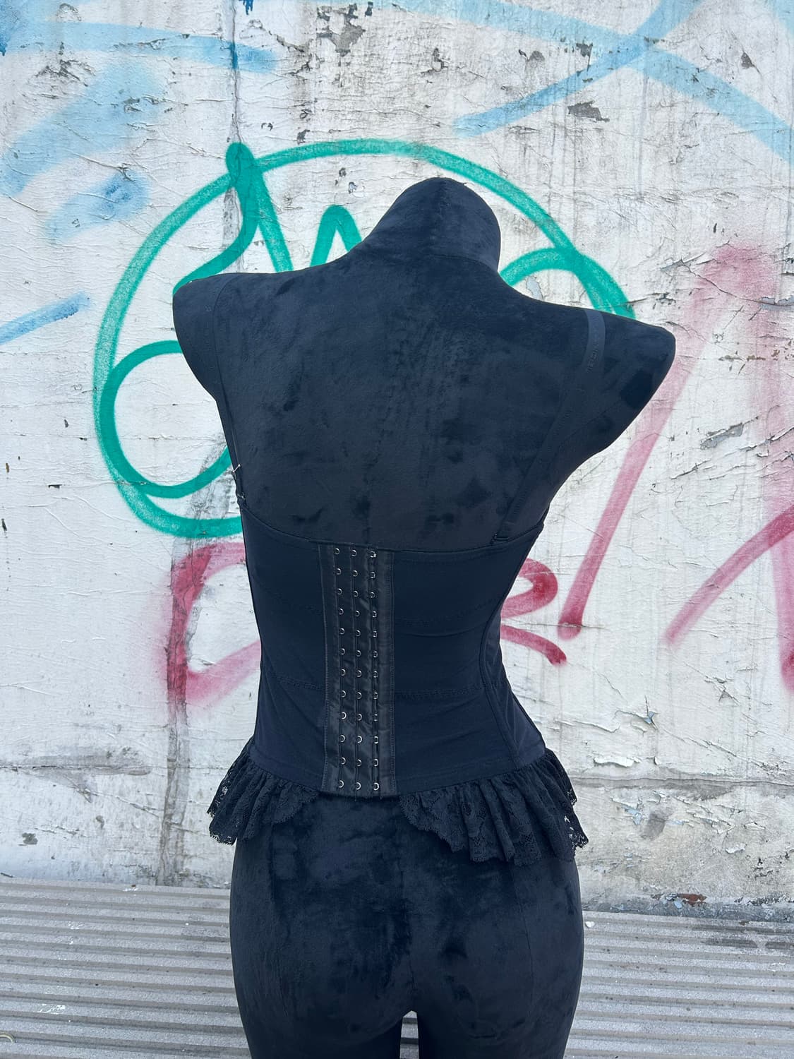 블랙 코르셋 상품이미지4