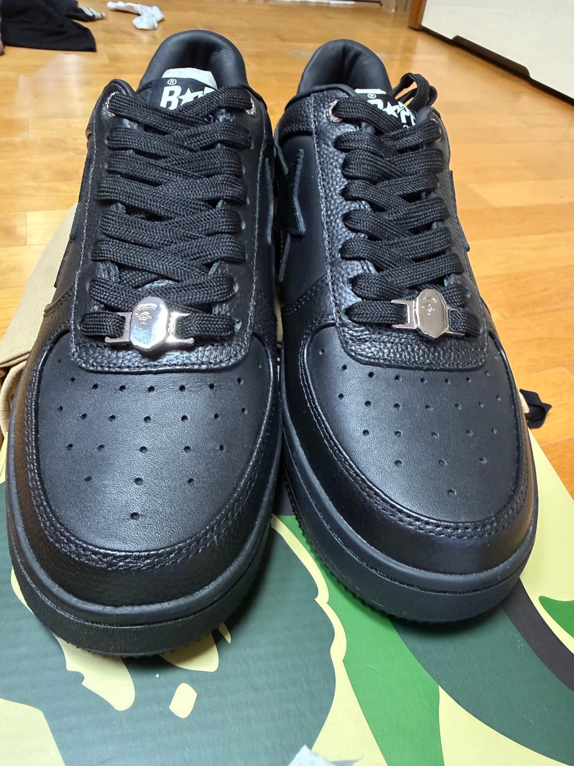 (새상품) 베이프스타 트리플블랙 #6 265 사이즈 상품이미지7