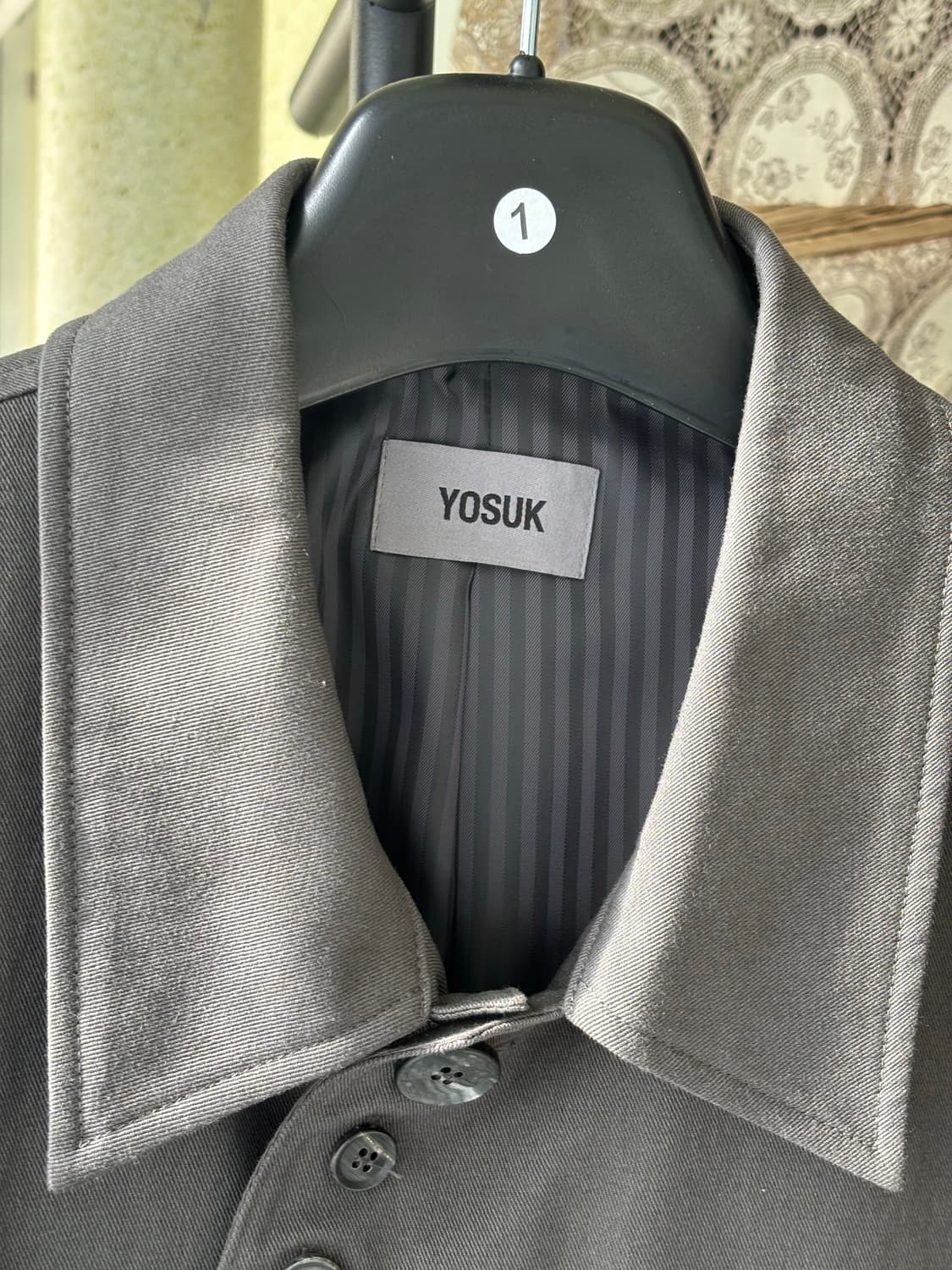 요석 S button jacket(Warm gray) 상품이미지3
