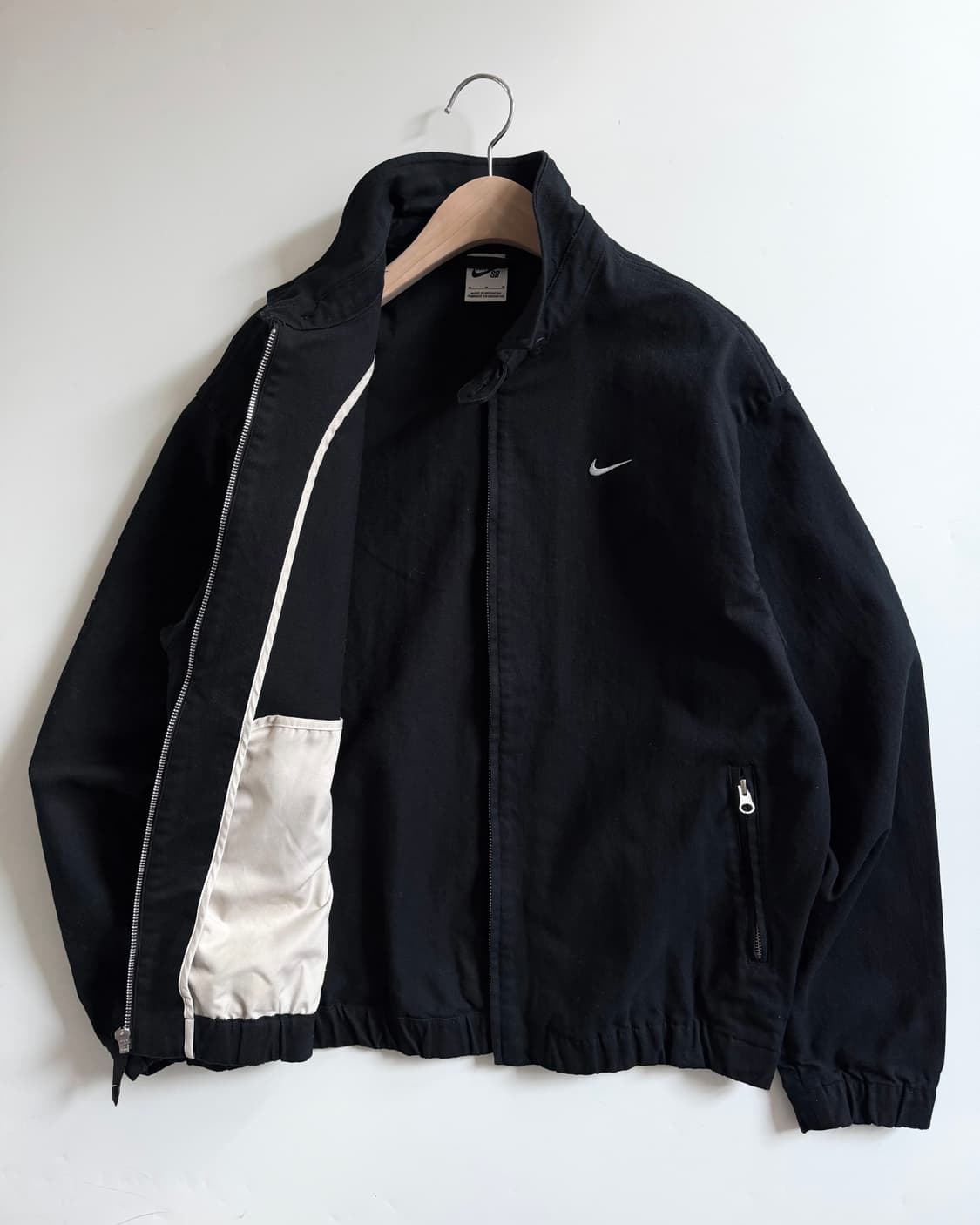 Nike 나이키 SB 스우시 블랙컬러 코튼 자켓 상품이미지4