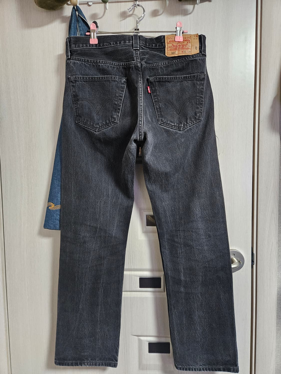 00s levis 501 32x30 리바이스 블랙진 0660 상품이미지2