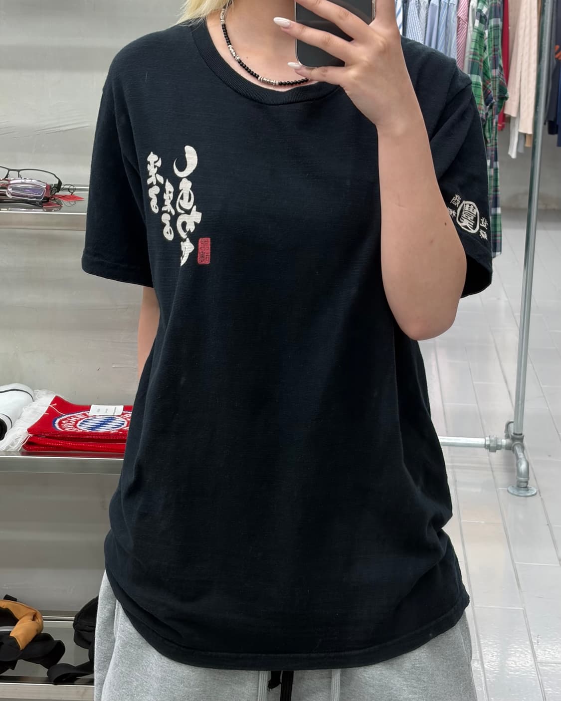 제펜 빈티지 블랙 반팔 티셔츠 상품이미지1