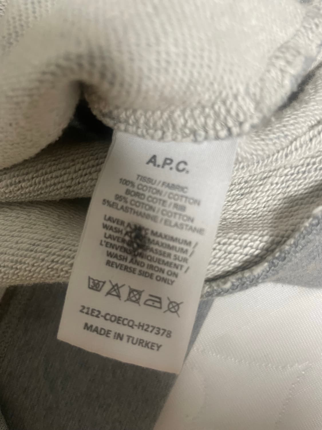 아페쎄 맨투맨 상품이미지3