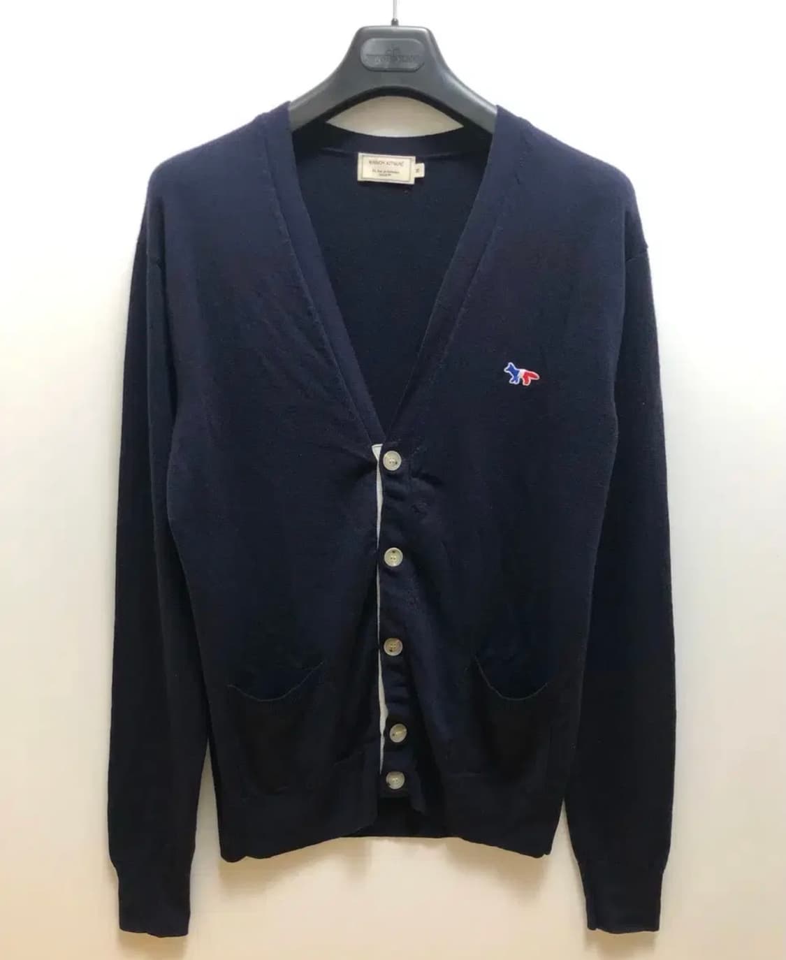 메종키츠네 정품 트리컬러폭스 가디건 상품이미지1