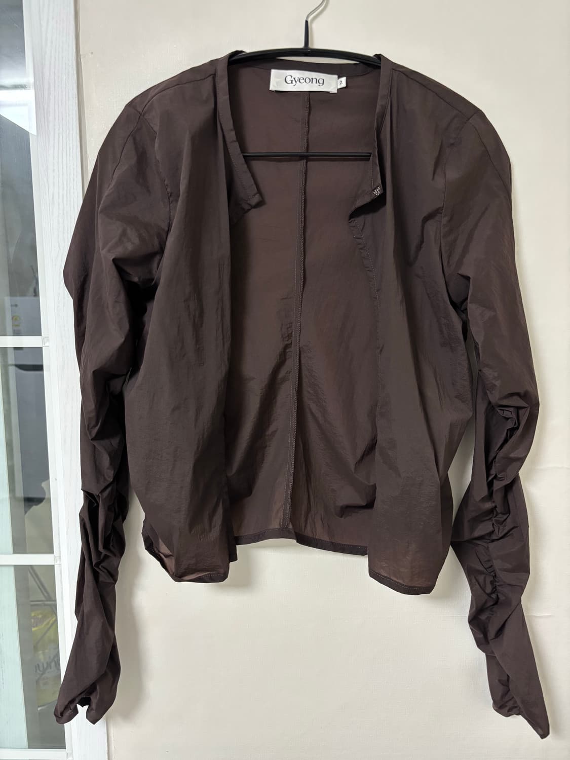 경 (Gyeong) Sheer Jacket Brown 2사이즈 상품이미지5