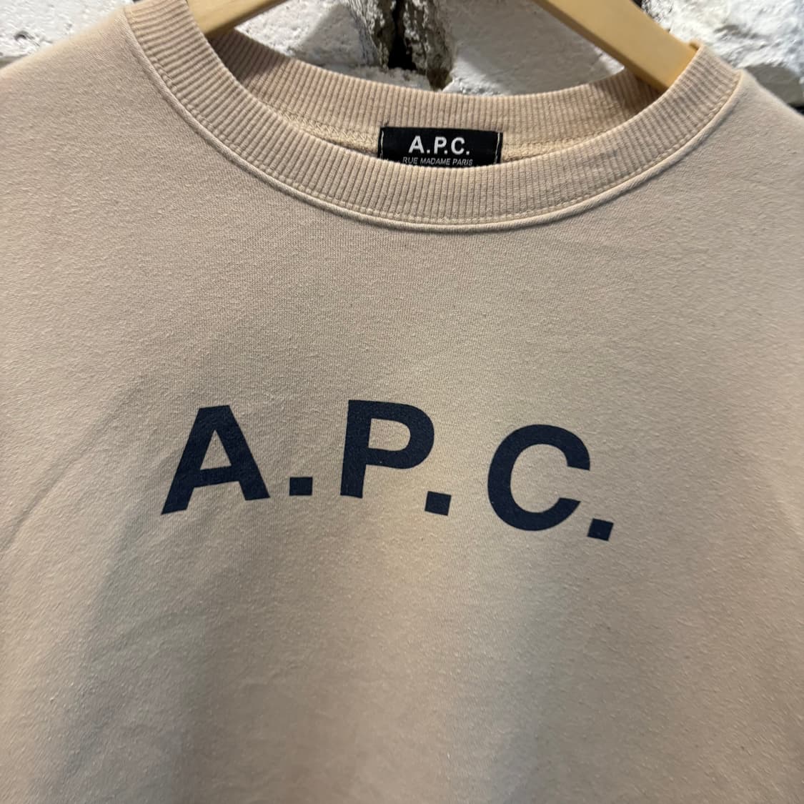 아페쎄 A.P.C 빅로고 맨투맨 상품이미지3