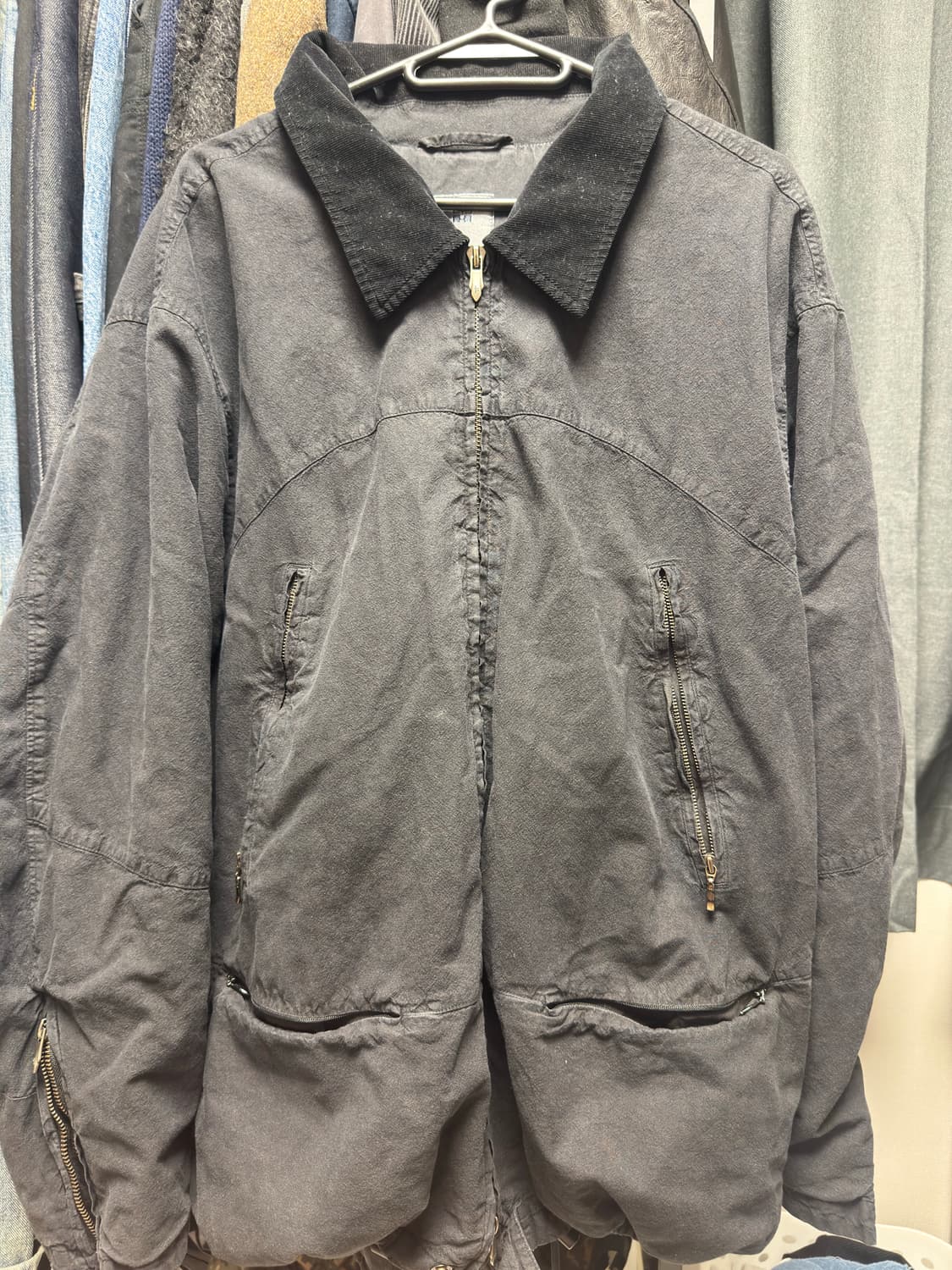 폴리테루 집자켓 잉크 블랙 3 상품이미지2