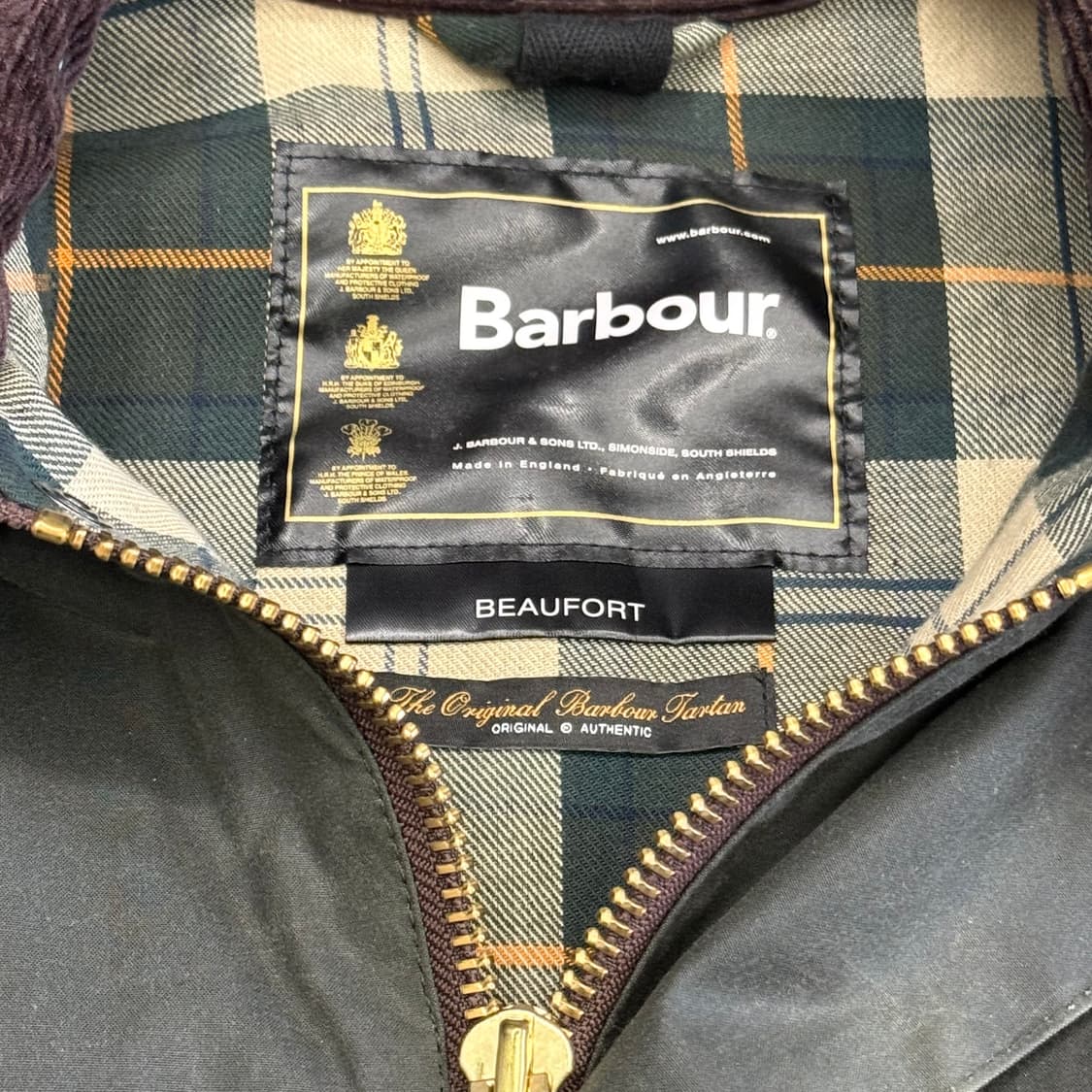 38 바버 카키 뷰포트 왁스 자켓  상품이미지4