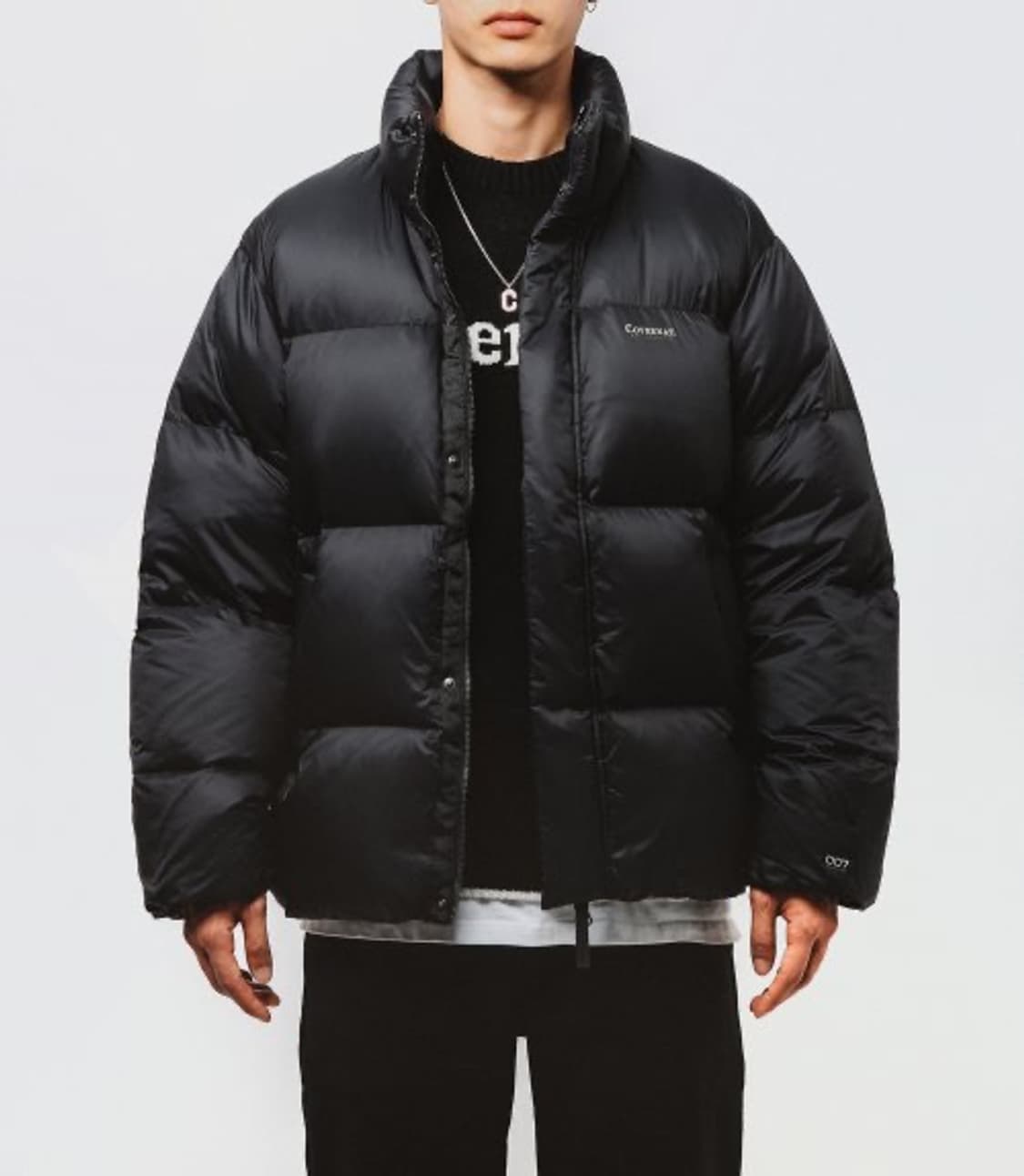 커버낫 프리미엄 헝가리 구스 다운 007 숏 푸퍼 패딩 상품이미지2