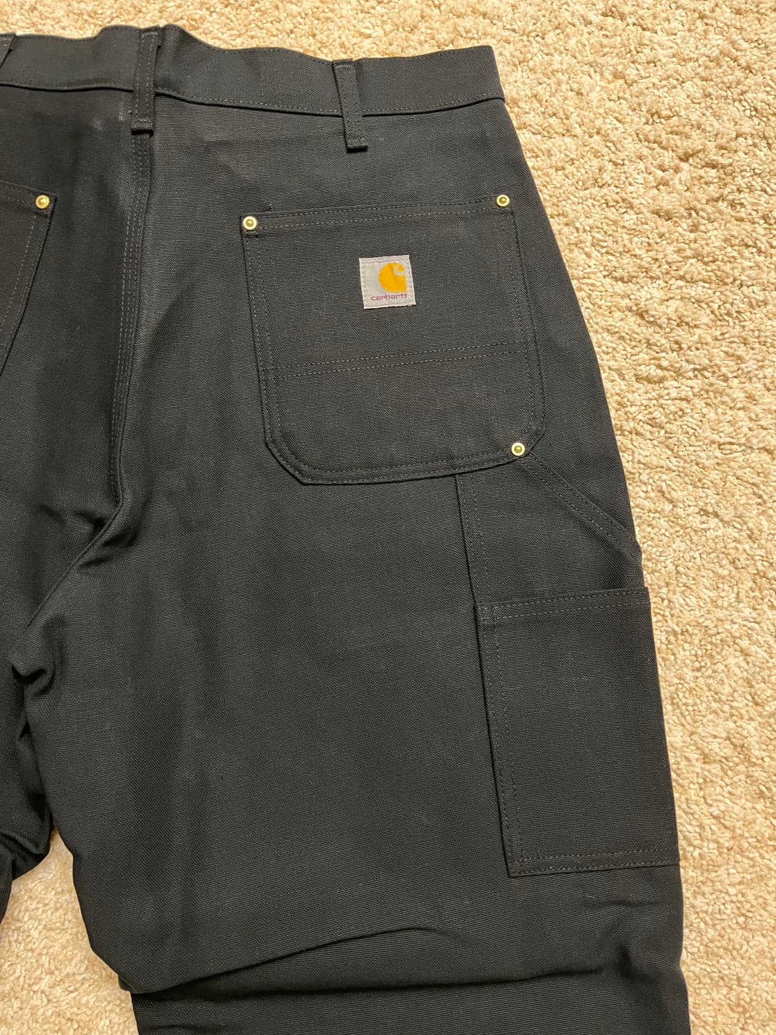 [새상품/36*32BLK] 칼하트 B01 더블니, 더블 프론트 워크 팬츠 상품이미지5