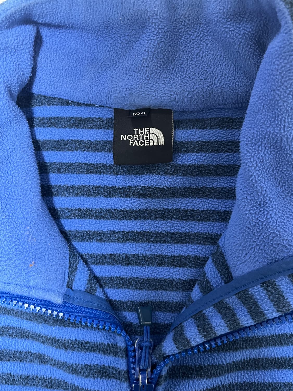 노스페이스 스트라이프 후리스 집업 L 상품이미지3