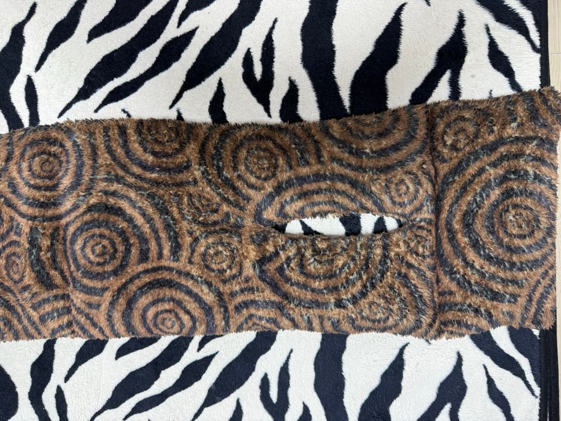 [os] 캐피탈 KESA 메이즈 무늬 플리스 머플러 상품이미지3