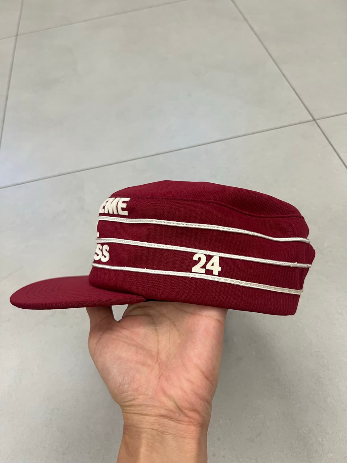 슈프림 프로 볼 필박스 햇 카디널 상품이미지5