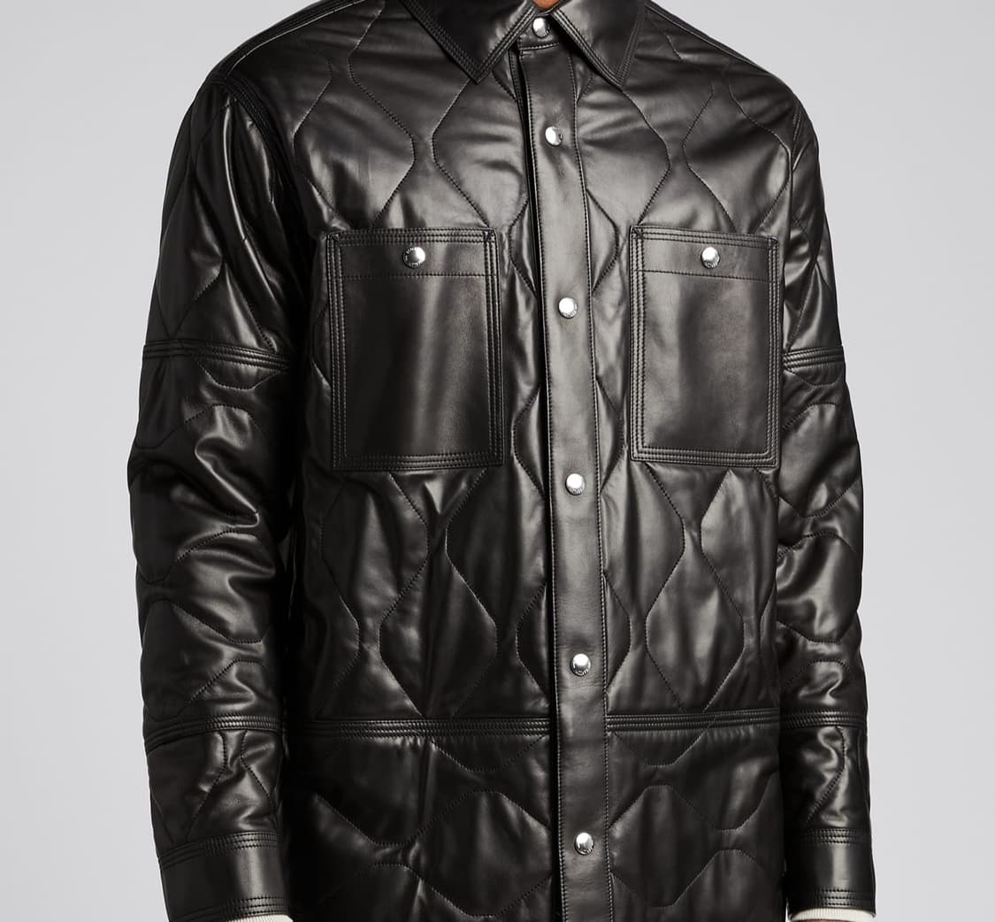 BERLUTI 벨루티 이탈리아 최상급 가죽 킬팅 패딩 자켓 샤켓 필드  상품이미지1