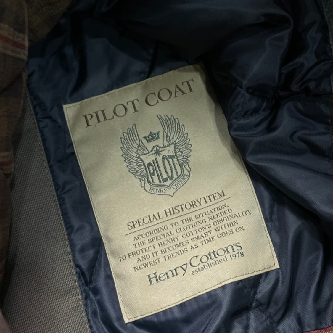 105 헨리코튼 파일럿 코트 상품이미지4