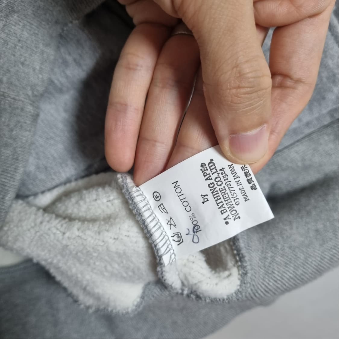 ( XS ) 베이프 그레이 스타디움 자켓 상품이미지8