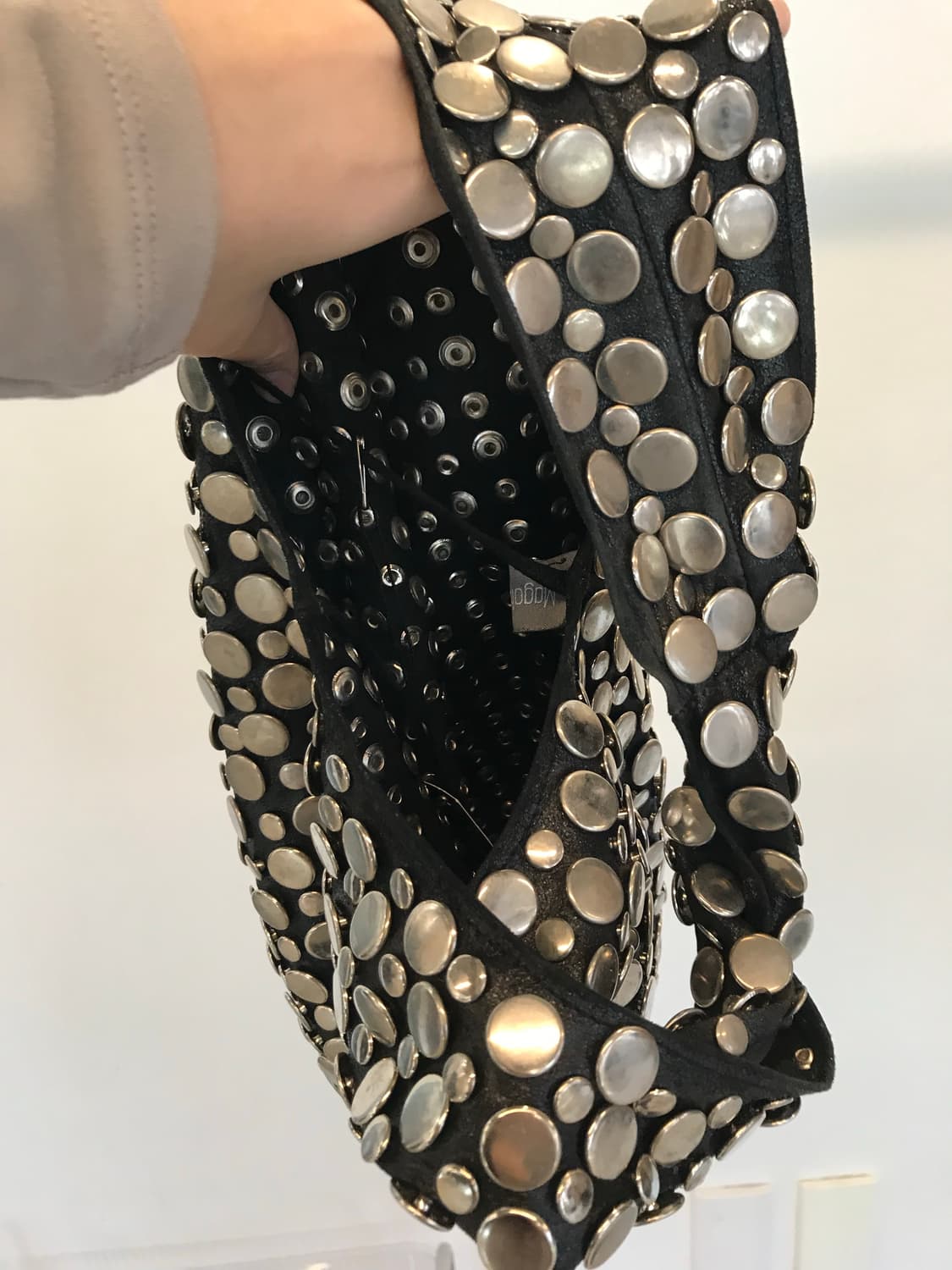 Vintage Studded Shoulder Bag 상품이미지5